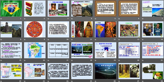 《巴西》西半球的国家PPT课件3