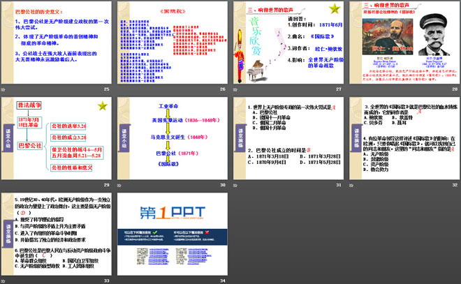 《巴黎公社》国际工人运动和马克思主义的诞生PPT课件3