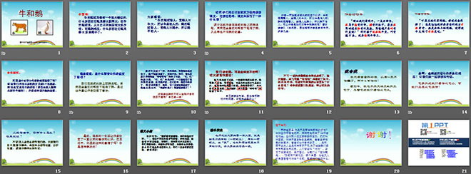 《牛和鹅》PPT课件5
