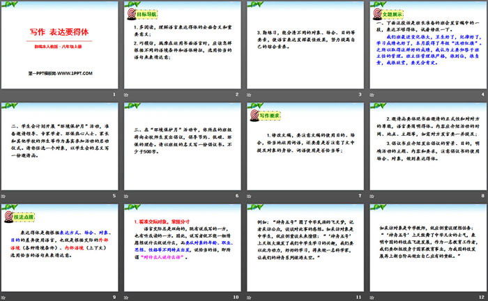 《表达要得体》PPT