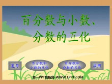 《百分数和小数、分数的互化》认识百分数PPT课件