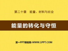 《能量的转化与守恒》能源、材料与社会PPT课件