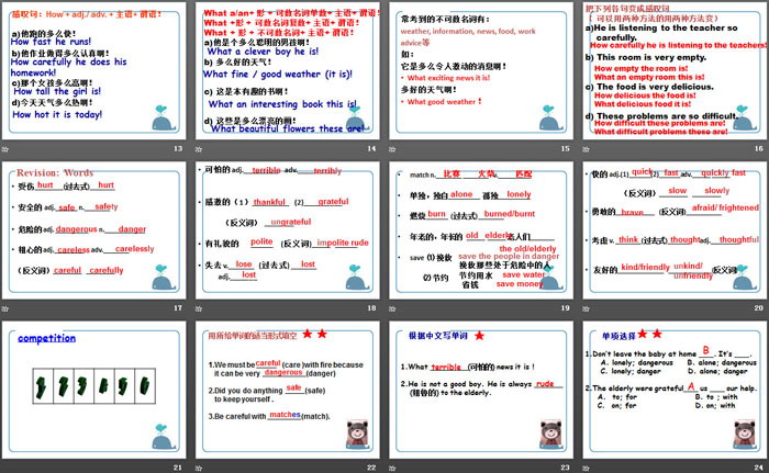 《Abilities》RevisionPPT