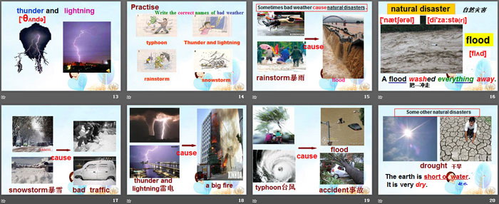 《Natural disasters》PPT