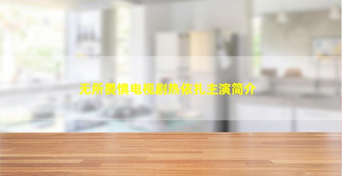 无所畏惧电视剧热依扎主演简介